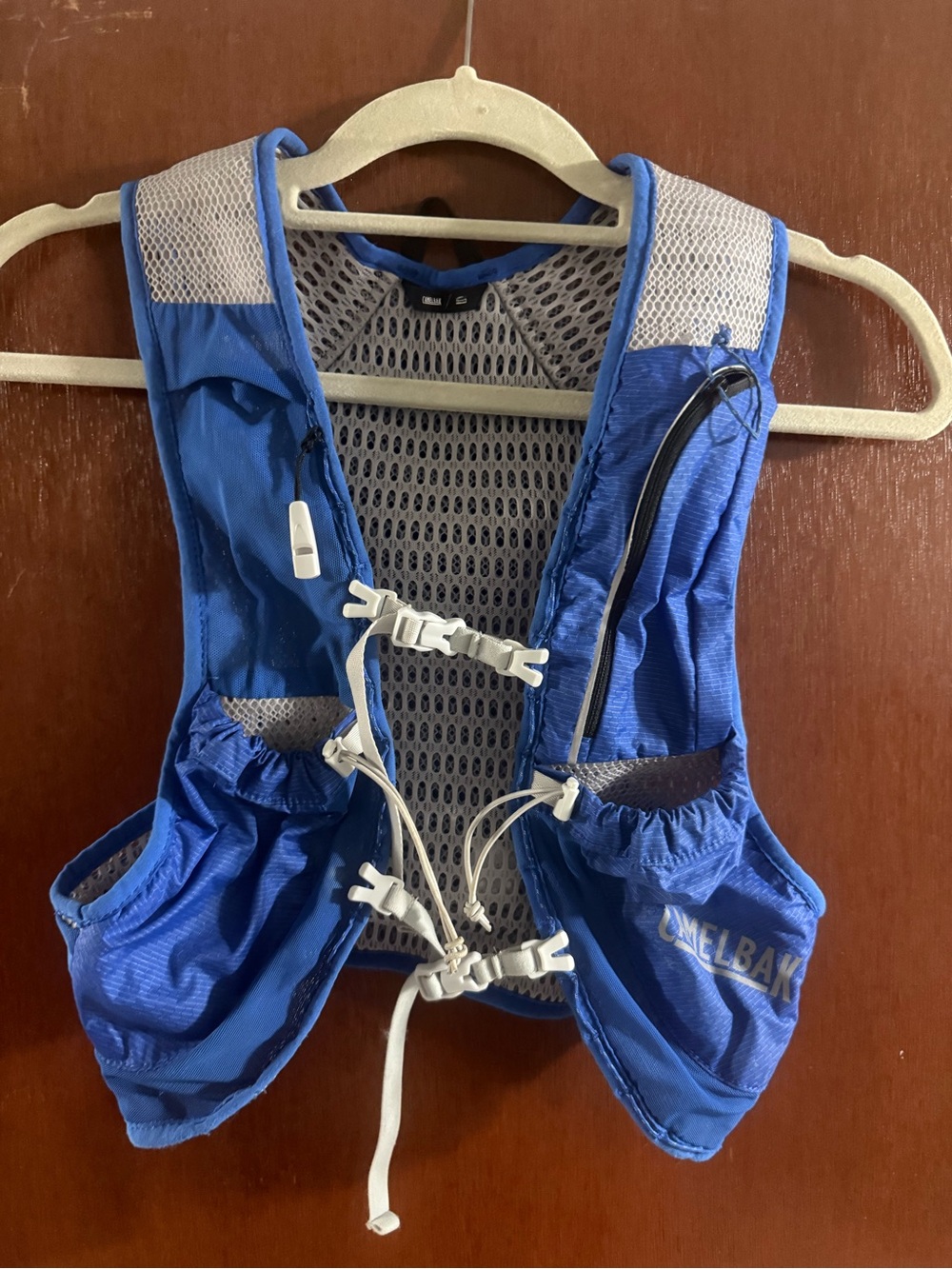 CamelBak Blue Hydration Vest with White Accents